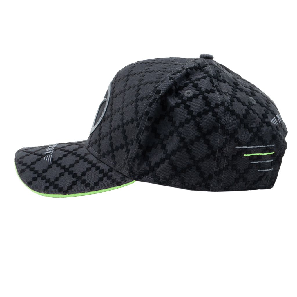 Baseball cap full flock