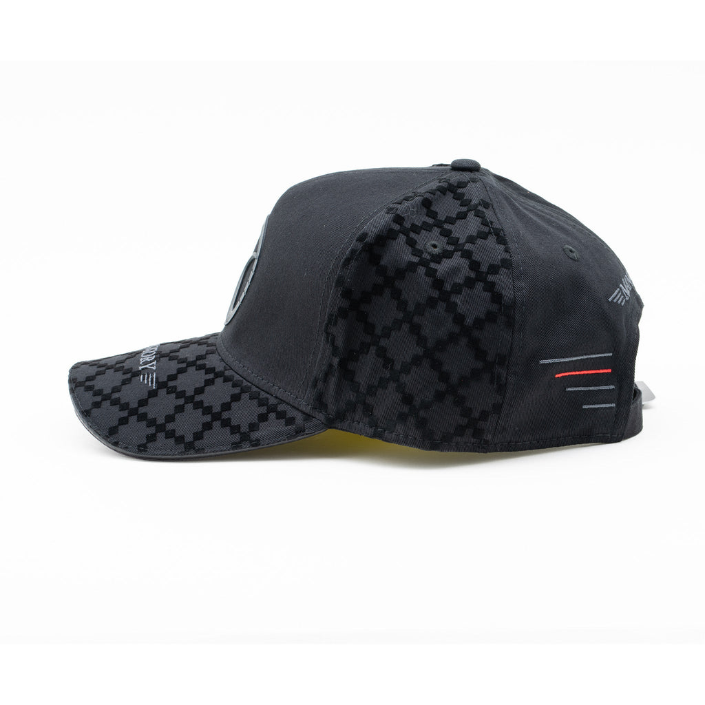 Baseball cap full flock